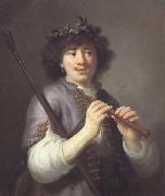 Govert flinck Rembrandt as a shepherd (mk33) Sweden oil painting artist